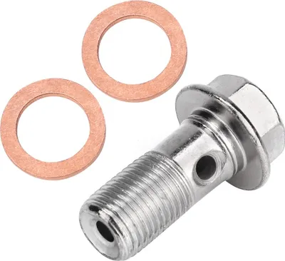 Zdjęcie produktu dla Śruba motocyklowa 10 mm M10x1,00 do pompy hamulcowej Pasuje do Suzuki, Hondy, Kawasaki i Yamahy