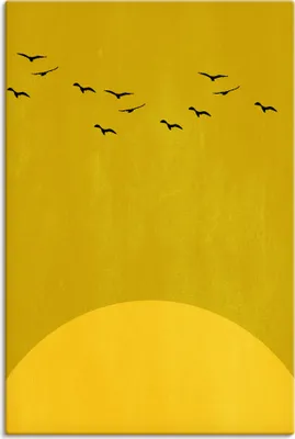 Produktbild von ARTland Leinwandbild Sonnentanz Größe: 80x120 cm