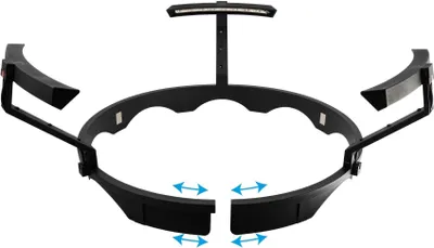 Produktbild von Harrows - Beleuchtungssystem für Dartboard "Trilight Ultra Bright", LED RD3807 (Einheitsgröße) (Schwarz)