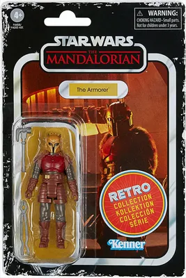 Produktbild von Star Wars The Mandalorian Retro Collection Actionfigur 2022 The Armorer 10 cm