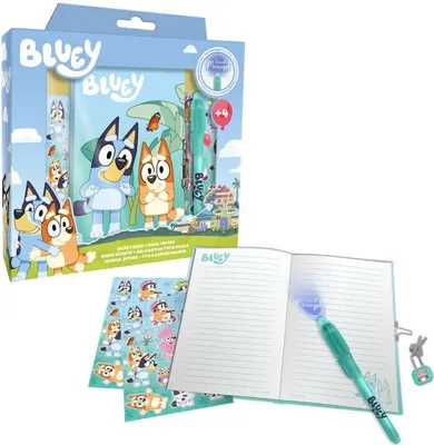Produktbild von Bluey Tagebuch-Set mit Zauberstift