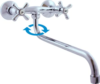 Obrázek produktu pro Slezák-RAV Vodovodní baterie dřezová Slezák RAV Morava MK101/22 Barva: keramický vršek/chrom, Rozměr: 100 mm