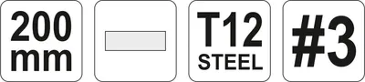 Produktbild von Yato YT-62329, Datei, Flache Datei, Metall, Kohlenstoffstahl, Polypropylen, Schwarz, Rot, Weiß