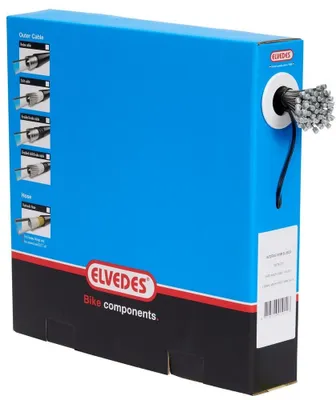 Produktbild von ELVEDES SCHAKEL BINNenkabel Slick Edelstahl 2250 mm Ø 1,1 mm 100 Stücke