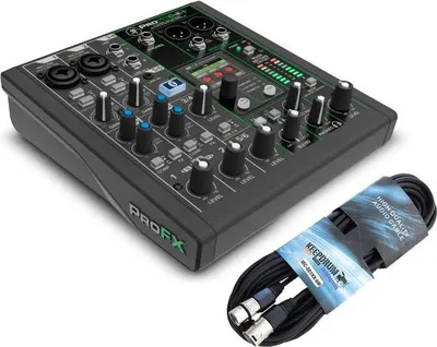 Image de Mackie Table de mixage analogique ProFX6v3+ avec câble XLR