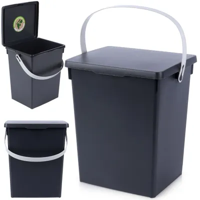 Produktbild von Vilde Aufbewahrungsbehälter Aufbewahrungsbox Kunststoff-Behälter schwarz 5,5 L