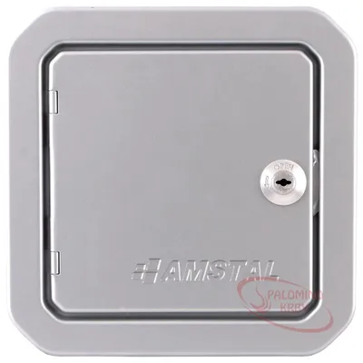 Obrázok produktu pre Revízne dvierka strieborné 140x140 mm
