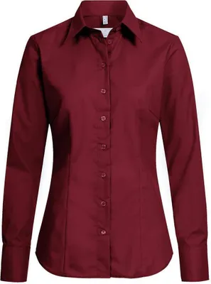 Produktbild von Greiff Corporate Bluse Damen BASIC Regular-Fit Bordeaux 38