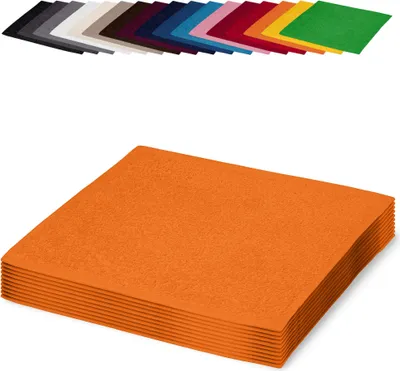 Produktbild von 10er PACK Seiftücher 30x30 cm Waschlappen Seifhandtücher 100% Baumwolle, Farbe: Orange
