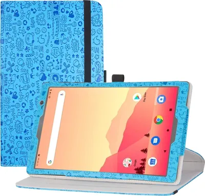 Obrázek produktu pro Pouzdro Na Tablet Matrixpad S20 Modré, Zavírací, S Razítkem, Rozkošné