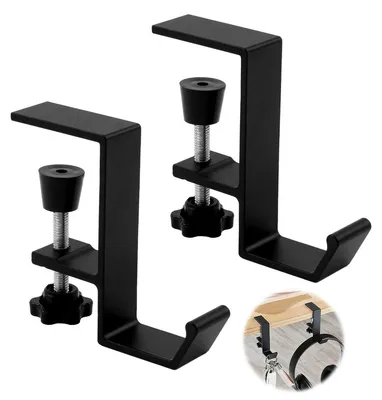 Produktbild von Kopfhörerständer Headsetständer Kopfhörerhalter - Verstellbar 1 bis 4,5 cm - Klappbar - Antirutsch