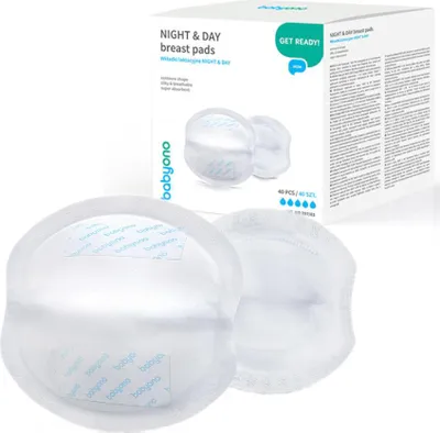 Obrázok produktu pre Nočné a denné prsné vložky 40 ks. / Babyono