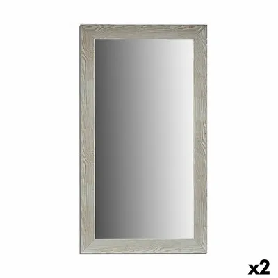 Produktbild von Wandspiegel Holz Weiß Glas (75 x 136 x 1,5 cm) (2 Stück)