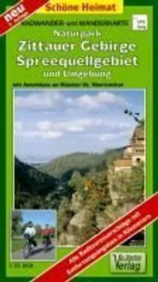 Produktbild von Zittauer Gebirge, Spreequellgebiet und Umgebung. 1 : 35 000. Radwander- und Wanderkarte