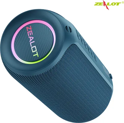 Zdjęcie produktu dla ZEALOT S32 Max Przenośny głośnik bezprzewodowy BT 5.2, wodoodporny i pyłoszczelny głośnik IPX5, efekty świetlne RGB, subwoofer Głośnik mobilny