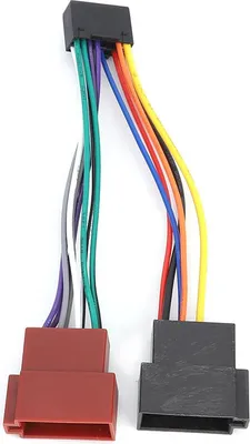 Imagen del producto de Conector hembra para cableado ISO de 16 pines, adaptador compatible con Kenwood NC