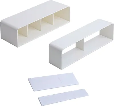 Produktbild von Schirmhalter, Schirmständer, Wandmontierter Schirmhalter-Organizer, ABS-Regal ohne Bohren, (Weiß) 2 Stück - RWUmbrella Holder