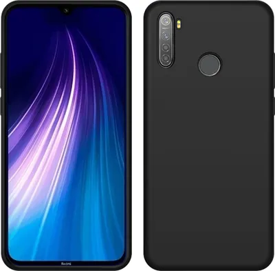 Image de Etui Redmi Note 8, étui de protection en silicone liquide résistant aux chocs et aux rayures pour Xiaomi Redmi Note 8 noir