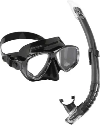 Produktbild von Cressi Marea Vip Schnorchelset Schwarz  Schwarz One Size