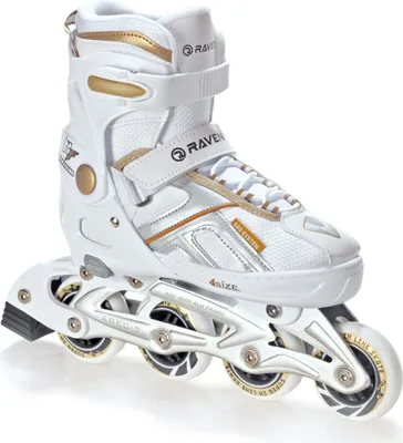 Immagine prodotto di Raven Inliner Pulse, bianco/oro, taglia 40-43, regolabile