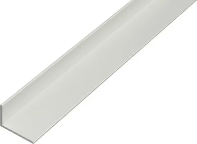 Produktbild von Winkelprofil Alu silber eloxiert 40x10x2 mm, 1 m