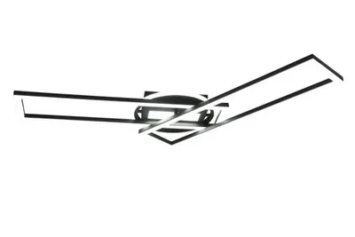 Produktbild von Reality Leuchten LED Deckenleuchte Twister schwarz