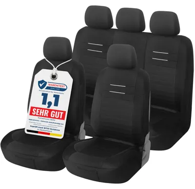 Produktbild von Upgrade4cars Auto-Sitzbezüge Set Universal Version 2026 | Autoschonbezüge Vordersitze & Rückbank | Autozubehör Innenraum Deko