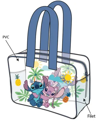 Immagine prodotto di Borsa da spiaggia Disney Stitch & Angel