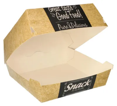 Immagine prodotto di PAPSTAR 87493 PAPSTAR Burgerbox "pure", dimensioni: 90 x 155 x 155 mm, XXL