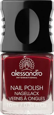 Zdjęcie produktu dla alessandro 26 Velvet Red, 10 ml, Czerwony, Velvet Red, Kolorujący, Matowy, Połysk
