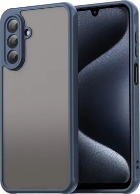 Produktbild von Handyhülle für Samsung Galaxy A17 Matt Stoßfest Schutzhülle Blau
