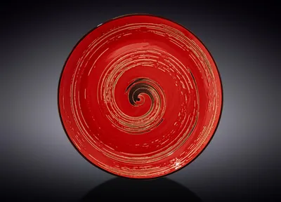 Produktbild von Wilmax Teller 25,5 cm Rot aus Porzellan