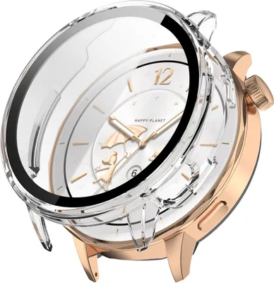 Produktbild von Für OnePlus Watch 3 43mm Kunststoff Watch Schutzhülle + 9H Hart Glas Transparent