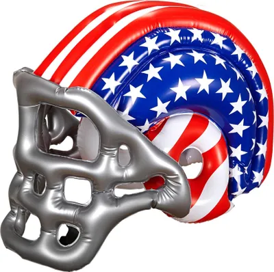 Produktbild von Aufblasbarer Football-Helm USA rot-weiss-blau - Einheitsgröße