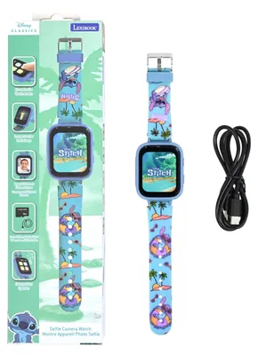 Produktbild von Lexibook, Stitch, Kamera-Uhr, DMW070DLXB