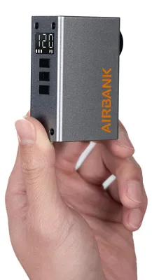 Productafbeelding van Fietspomp - Elektrische mini-fietspomp - 130 g - Met digitale drukmeter