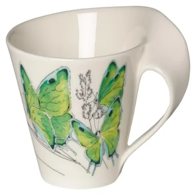 Zdjęcie produktu dla Villeroy & Boch NewWave, Pojedyńczy, 0,3 l, Czarny, Zielony, Biały, Porcelana, Kawa, NewWave