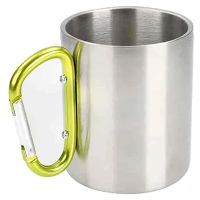 Produktbild von Stahlbecher 300 ml mit Karabinergriff