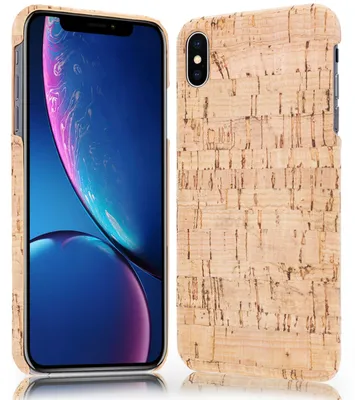 Image de Étui en liège NALIA pour iPhone XS Max, étui en bois naturel pour téléphone portable Case Light Cork