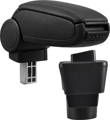 Produktbild von Armlehne Mittelarmlehne MAL KOMPLETT Leder Schwarz für Toyota Yaris Vitz III XP1