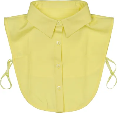 Produktbild von styleBREAKER Damen Blusenkragen Einsatz mit Knopfleiste Unifarben, Kragen für Blusen und Pullover 08020004