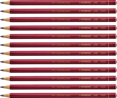 Produktbild von Graphitstift für fast alle Oberflächen - STABILO All - 12er Pack