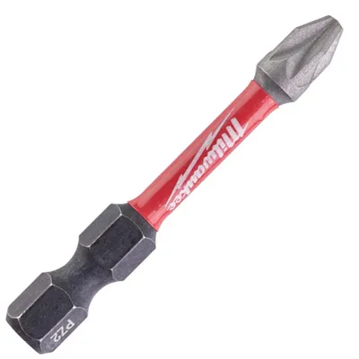 Produktbild von Milwaukee Schrauberbit SHOCKWAVE PZ2 / 50 mm, Kreuzschlitz, Pozidriv - 1 Stk.