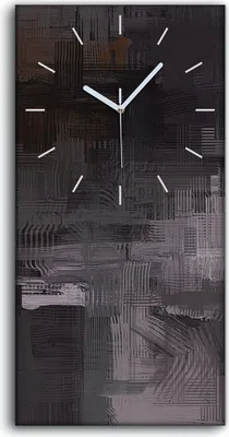 Produktbild von Wandbild Leinwand Bilder Wanduhr 30x60 Abstrakt handgemachte Malerei modern - weiße Hände