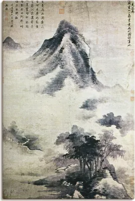 Produktbild von ARTland Leinwandbild Landschaft nach dem Regen, 13.-14.JH Größe: 40x60 cm
