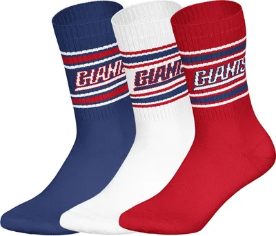 Produktbild von Huddle Uni Freizeitsocken NY Giants Crew 3-Pack WHT/RED/DBL - Größe 39-42