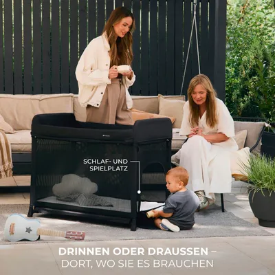 Image de KINDERKRAFT SELECT lit de voyage Moon Dream Noir