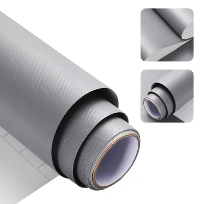 Productafbeelding van Zelfklevende folie voor meubels, 60x500 cm. Diepgrijze meubelfolie, zelfklevend behang voor meubels, keuken, kasten, tafels, wand. Moderne doe-het-zelf wandbekleding