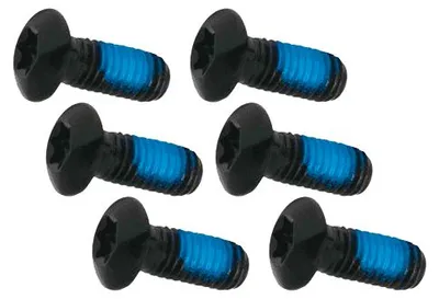 Produktbild von 6 Stück Schrauben Bremsscheiben Fahrrad M5x10 TORX Schraubensicherung schwarz
