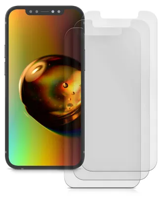 Produktbild von kwmobile 3x Folie matt kompatibel mit Apple iPhone 12 / iPhone 12 Pro - Displayschutzfolie Schutzfolie - Displayschutz Displayfolie entspiegelt